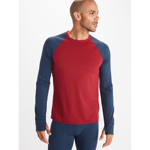 Marmot Polartec Baselayer For Mens Dark Red NQB803159